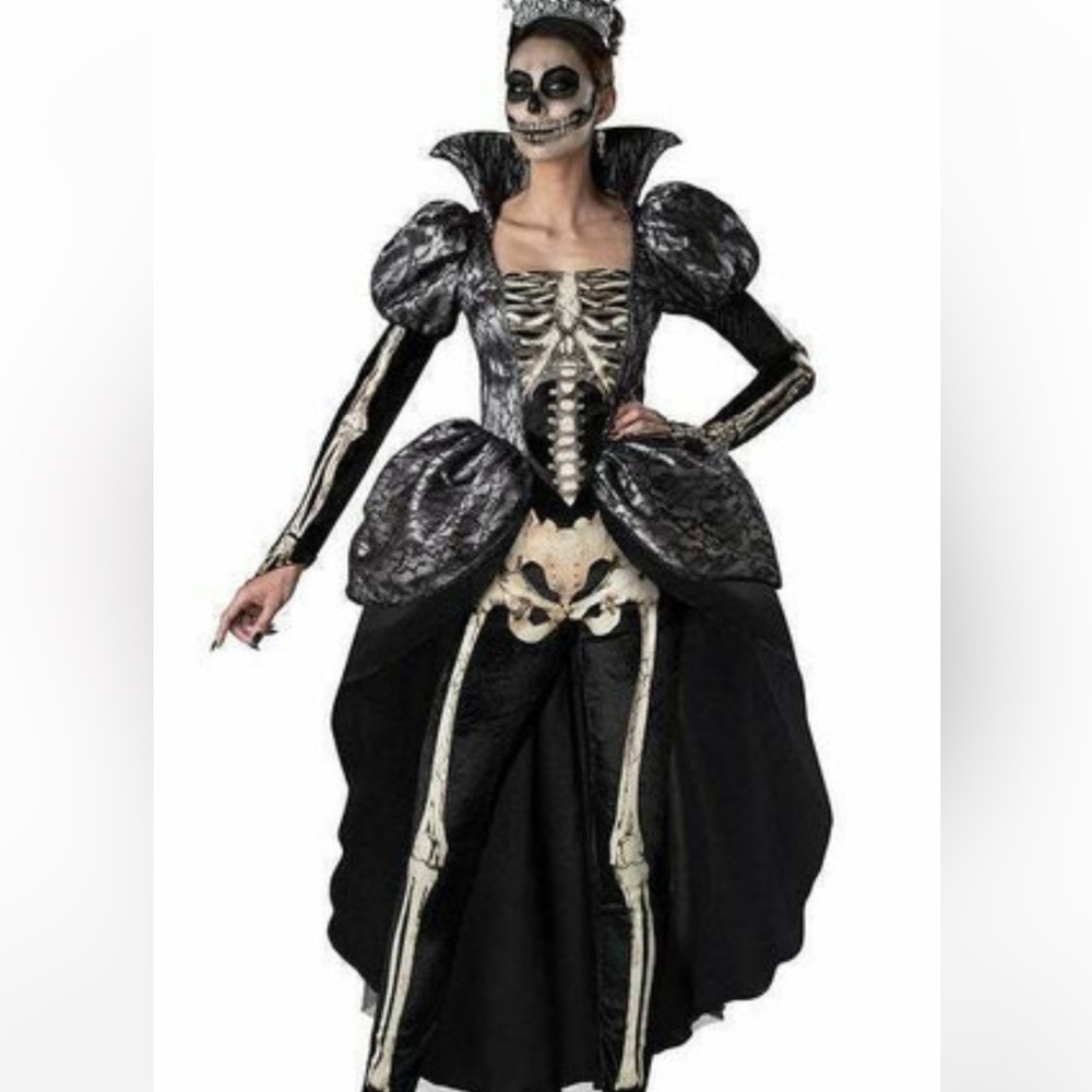 Skeleton Queen Costume Halloween Fancy
Dress